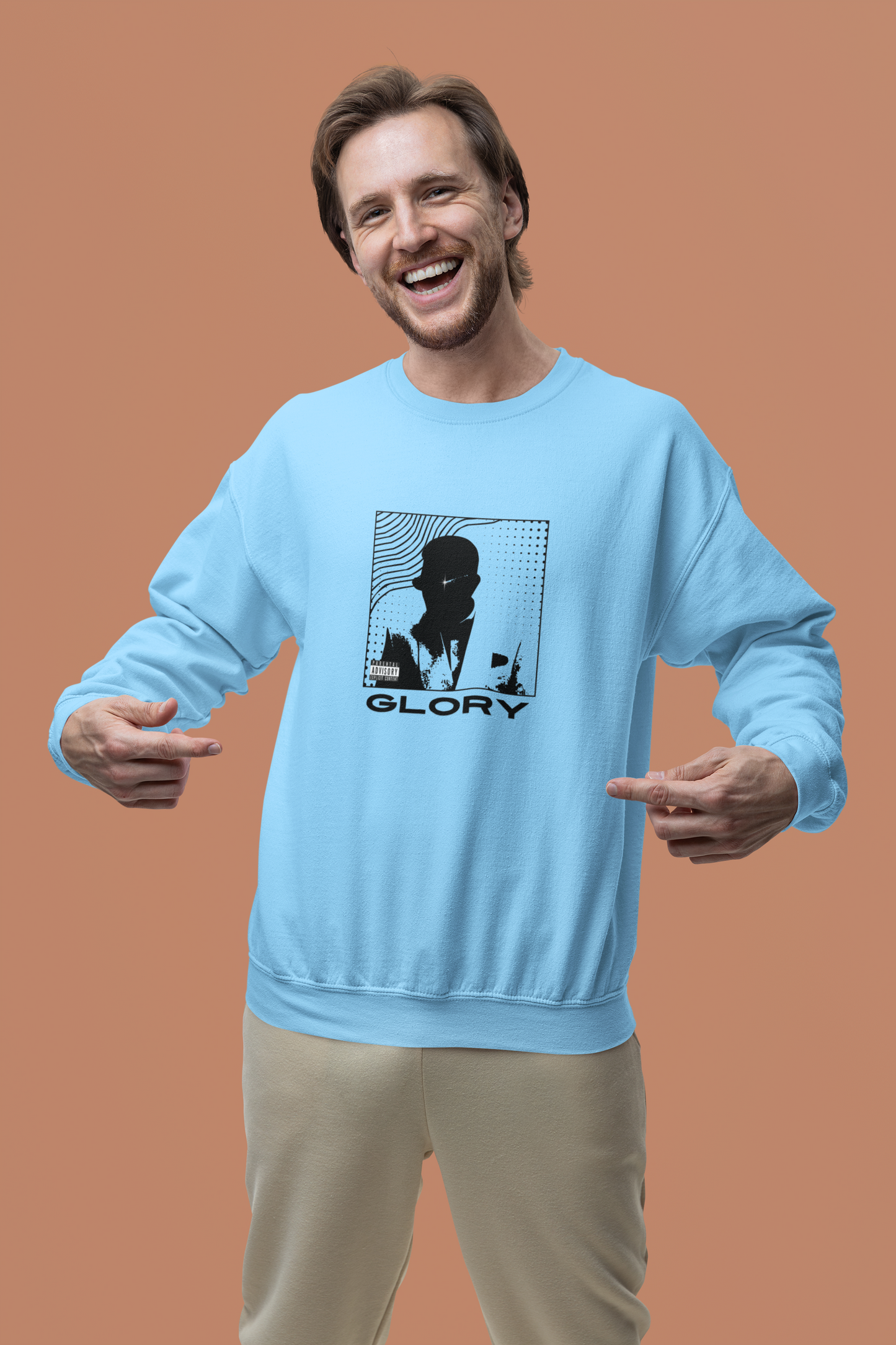 Glory full sleeves unisex sweatshirt