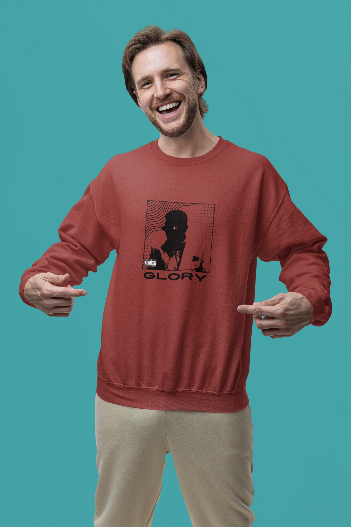 Glory full sleeves unisex sweatshirt