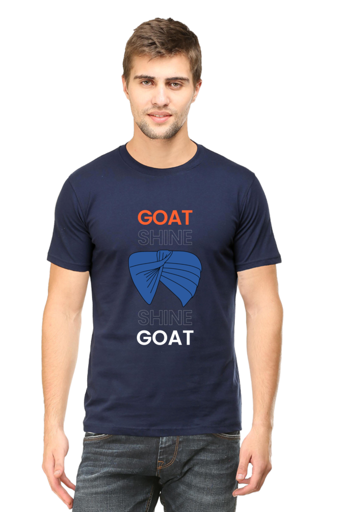 Goat shine Half sleeves Cotton T-shirt