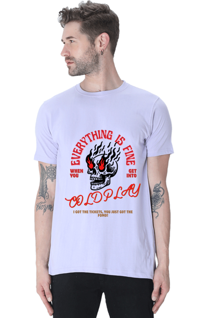 Everything fine - Half sleeves cotton T-shirt